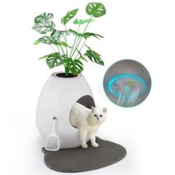 2-in-1 Cat Litter Box & Cat Bed