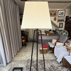amp with Textured Shade Cozy Illumination