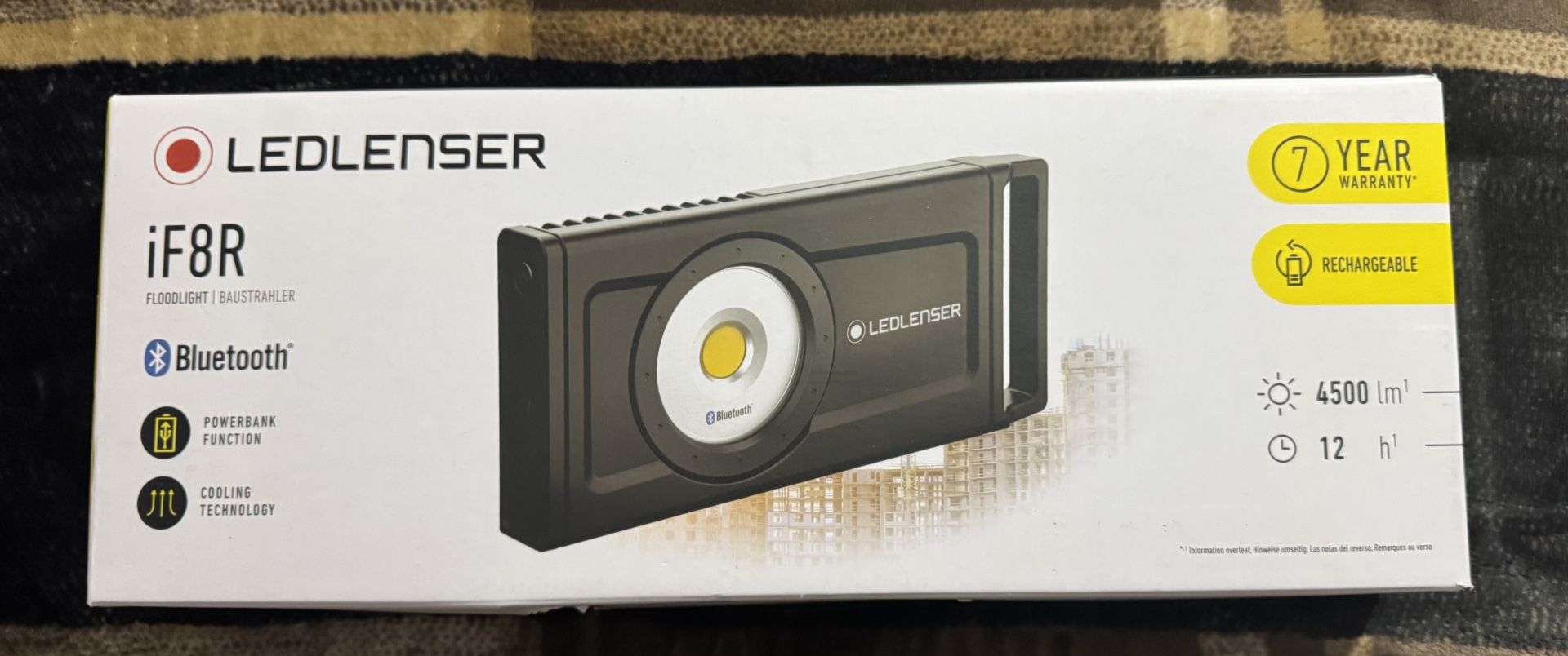 LEDLENSER iF4R Professional Rechargeable Spotlight