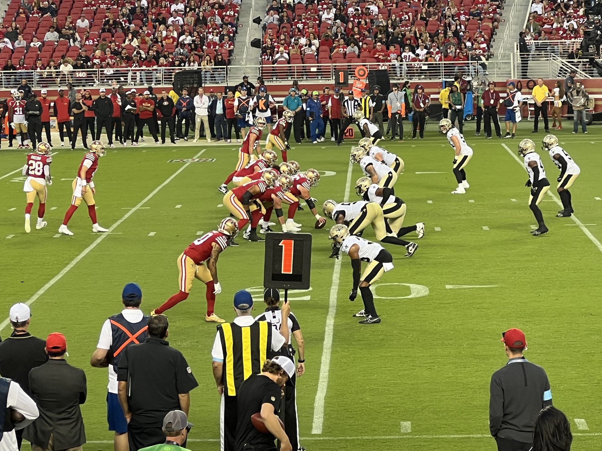 49ers vs. Dallas Cowboys - 2 Red Zone tickets - Section 111 Row 9 - Aisle seats $ 1119 each OBO