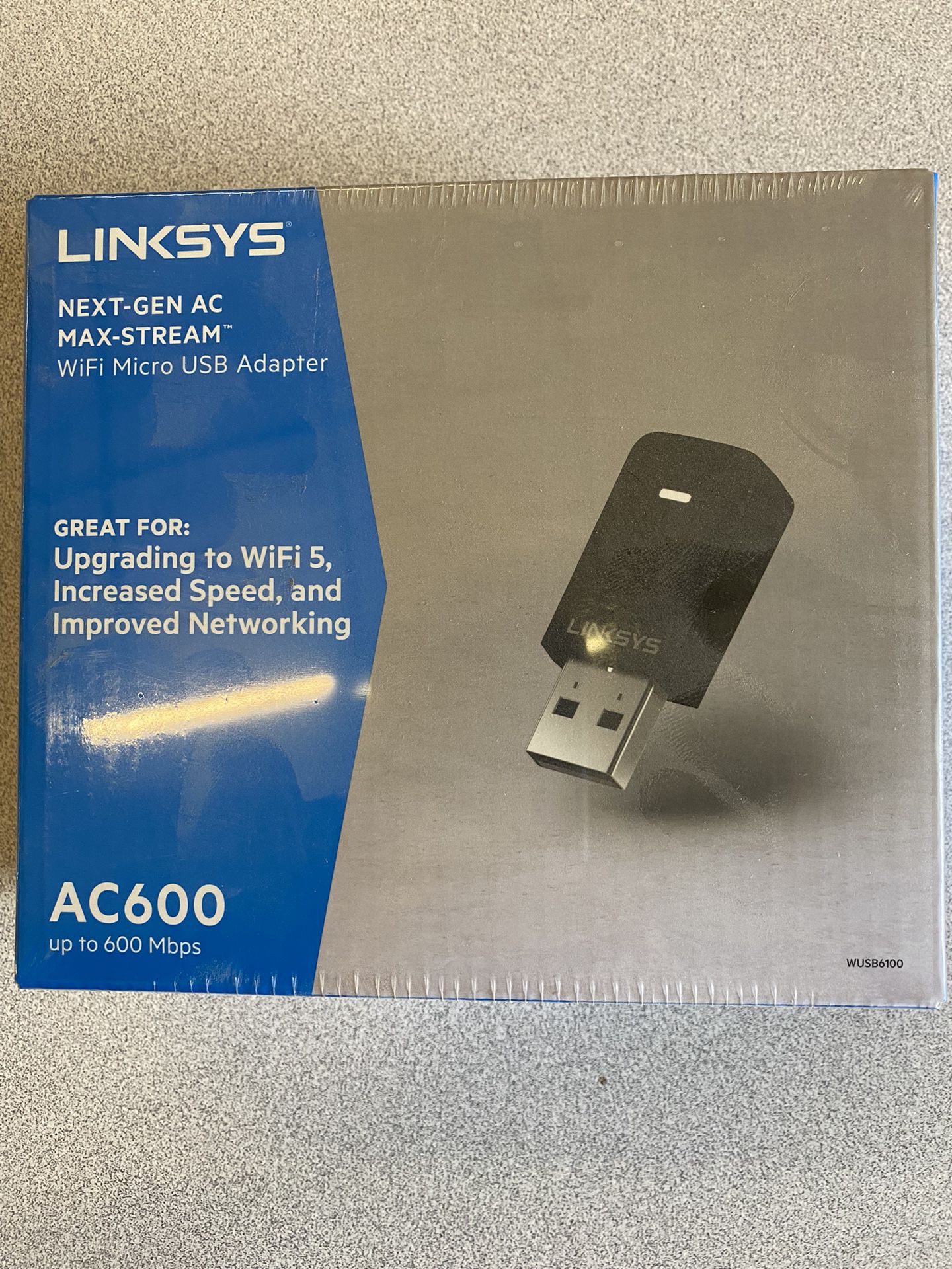 LINKSYS  Next-GEN AC Max Stream WiFI Micro USB Adapter