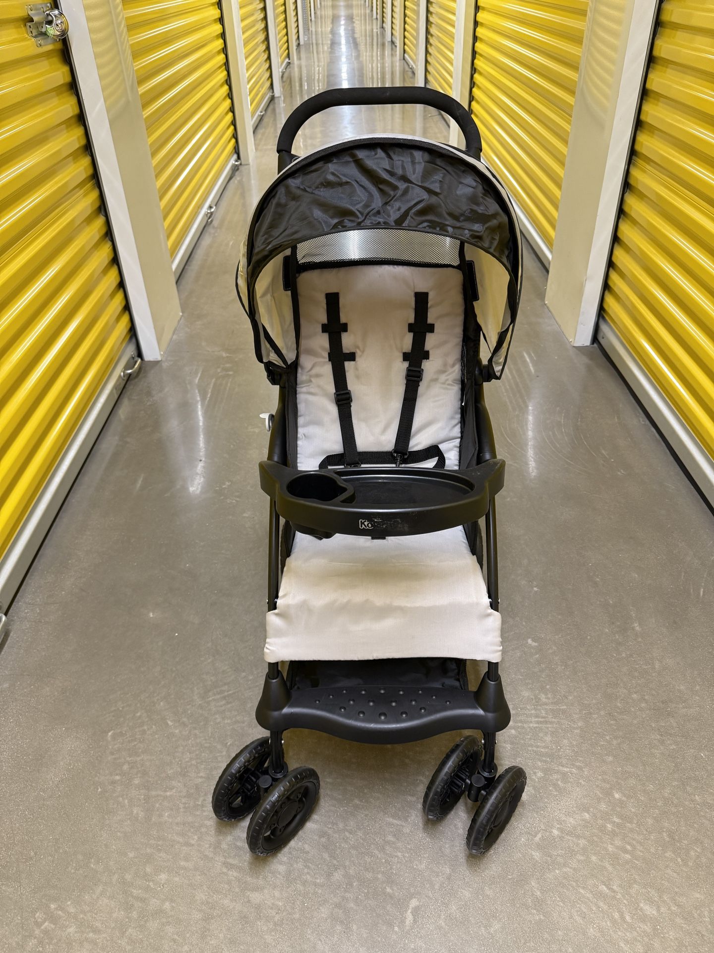 READ Kolcraft Cloud Plus Lightweight Single Stroller Travel Everyday Compact Fold Tray Canopy