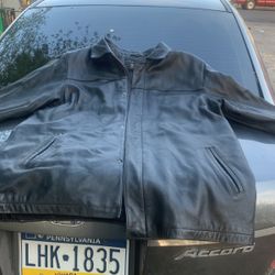 Leather Coat 
