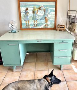 Vintage General Fireproofing Tanker Office Desk