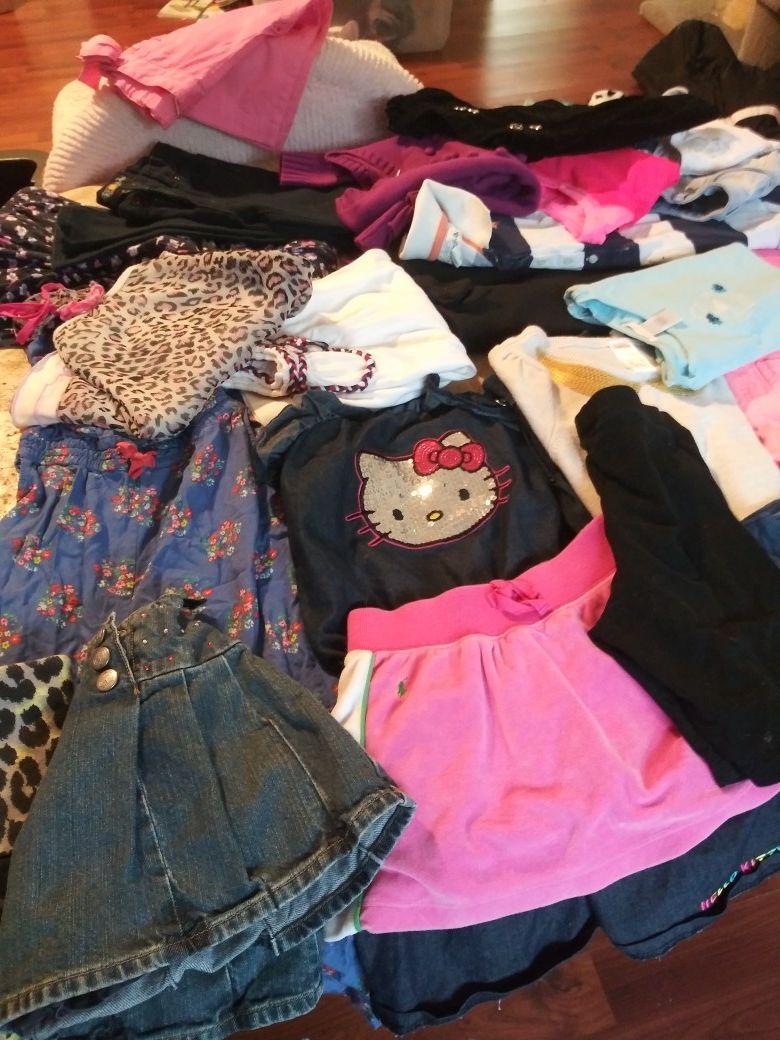 Lot of girl clothing sz 4T 6T over 50 pieces!!!