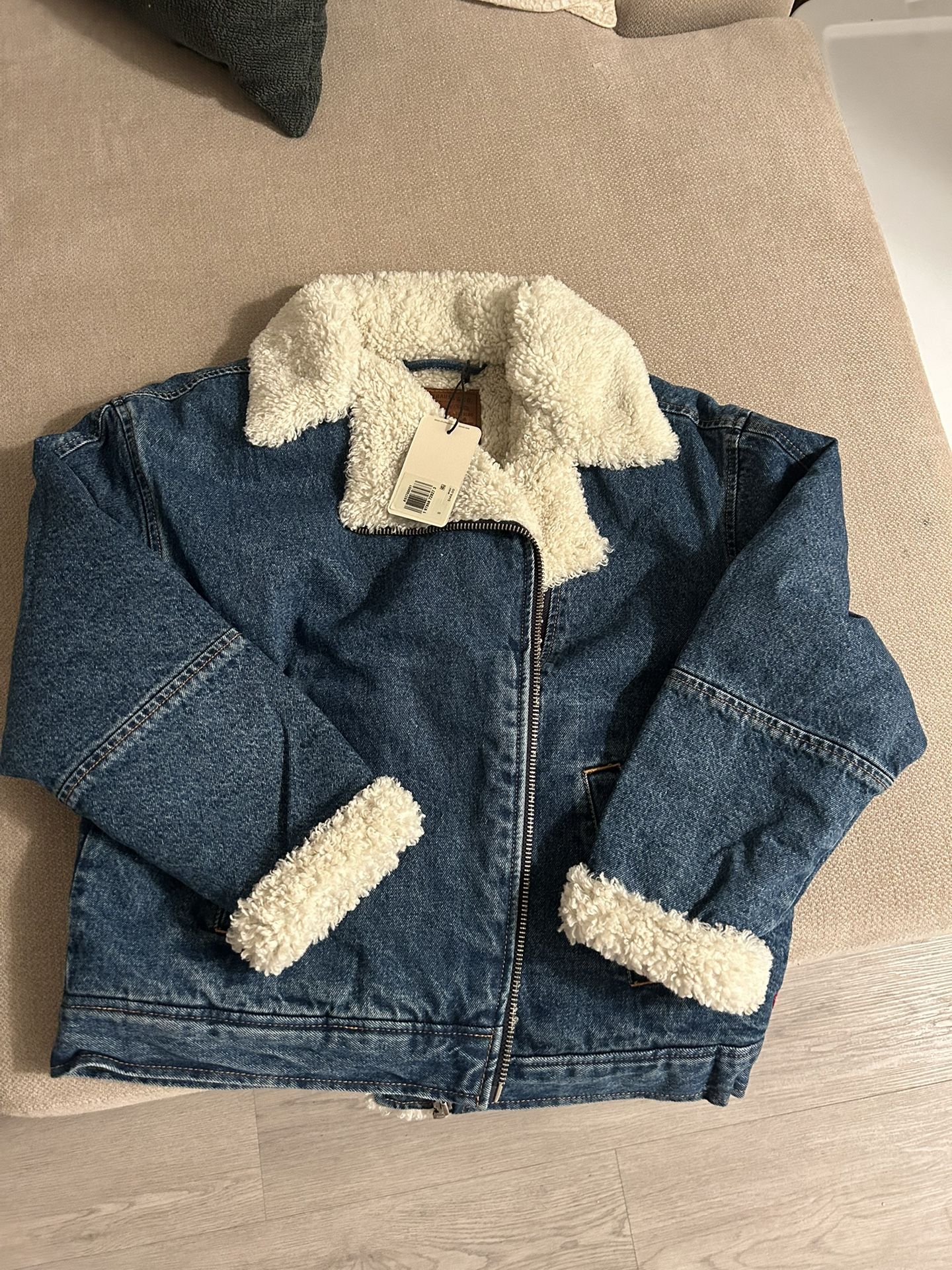 Levi Sherpa Jean Jacket