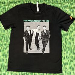 Black Jonas Brothers Remember This Tour T-Shirt 