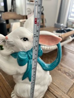Ceramic Easter Bunny Pitcher
