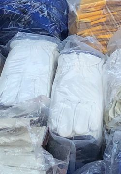 Cow grain leather driver gloves