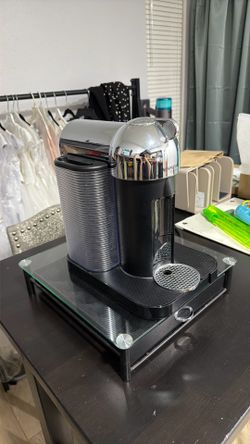 Nespresso Vertuo with pod tray