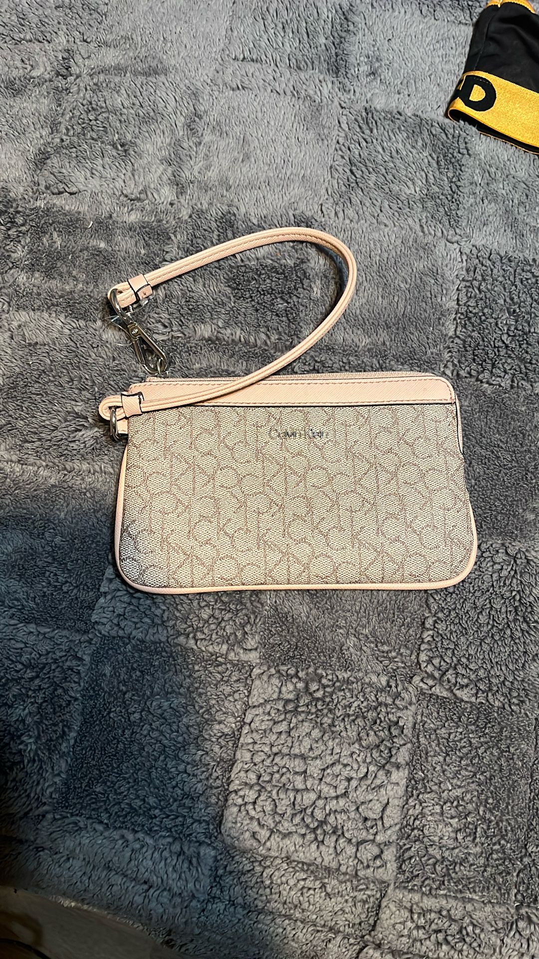 Pink Calvin Klein Wallet/ To Go Mini Bag