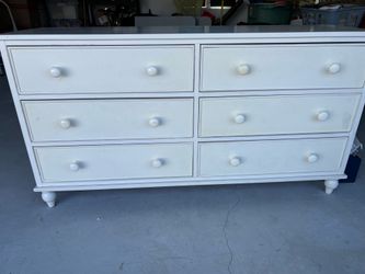 White dresser