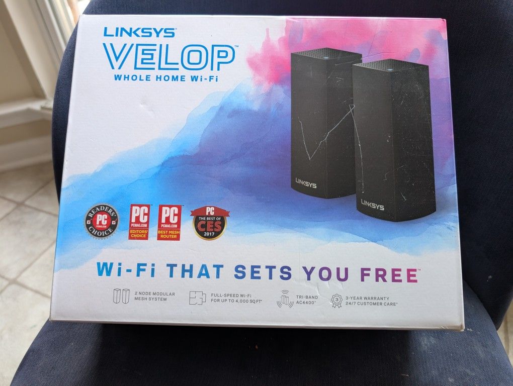 Linksys Mesh System Wireless WIFi Router.
