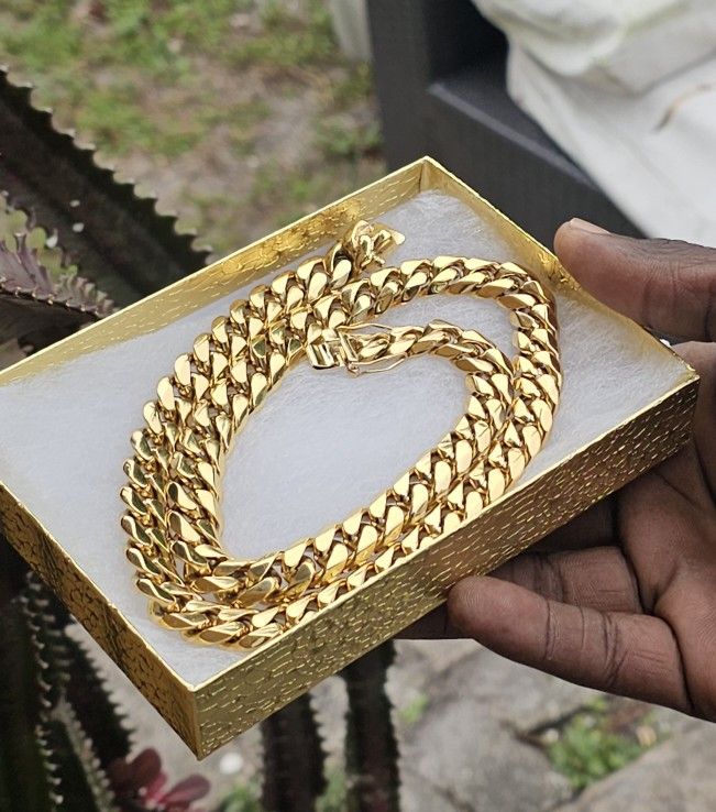 I Deliver I Ship 14k Gold Plated Chain