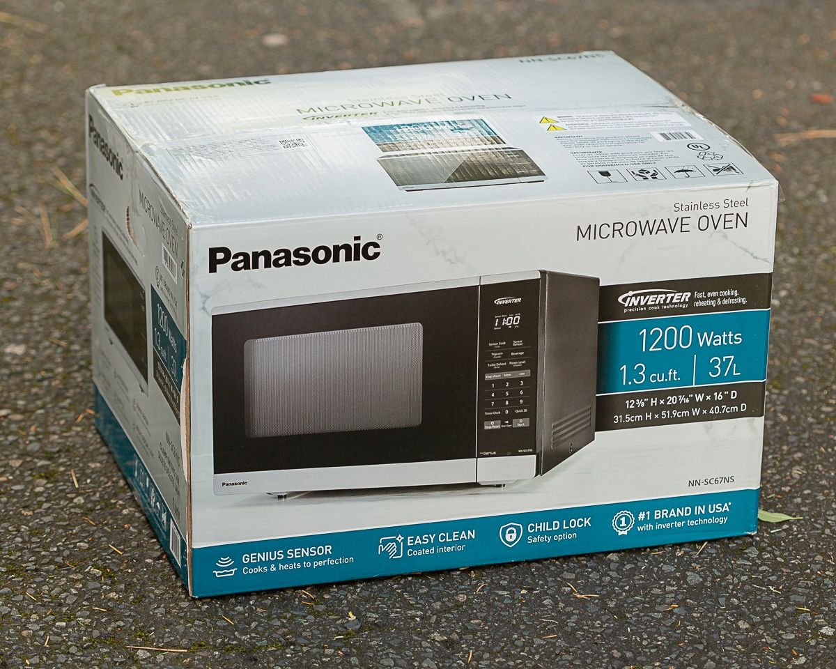 Panasonic NN-SC67NS 1.3 cu. ft. Stainless Steel Microwave – NEW