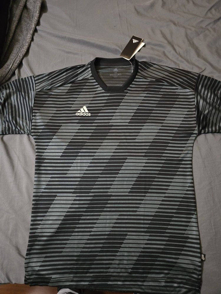 Adidas Blank Jersey- Black Gray