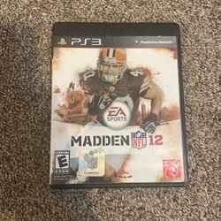 MADDEN NFL 12 PS3