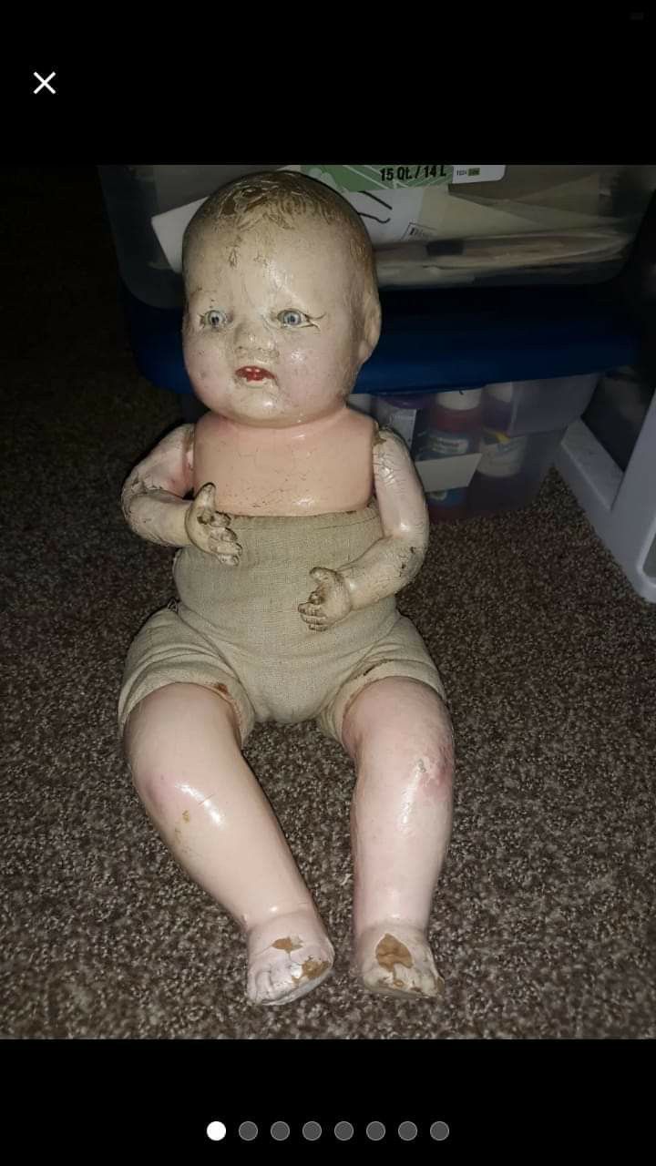 Adorable antique doll