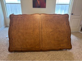 Large Wood Table Set