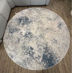 8' Area Rug (Machine Washable)