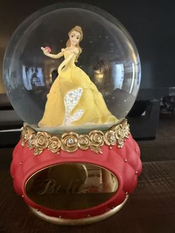 Disneys Belle Snow globe