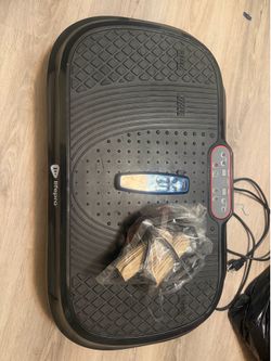 Workout trampoline and vibrating plate