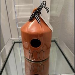 $22…New Rae Dunn BOO birdhouse.  Please pickup in the area of 36th Ave and Pinnacle peak within 24hours of take greatly appreciated. Thank you!