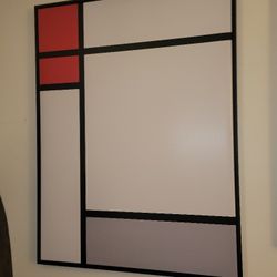 Large Framed Canvas Wall Decor