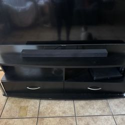 Black TV Stand / Entertainment Center