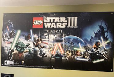 Lego Star Wars 3 The Clone Wars Release Banner