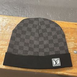 Black Lv Beanie 