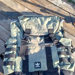 Adidas Original Utility 3 Backpack, Legacy Green One Size 