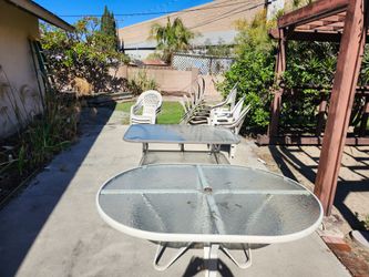Patio set.