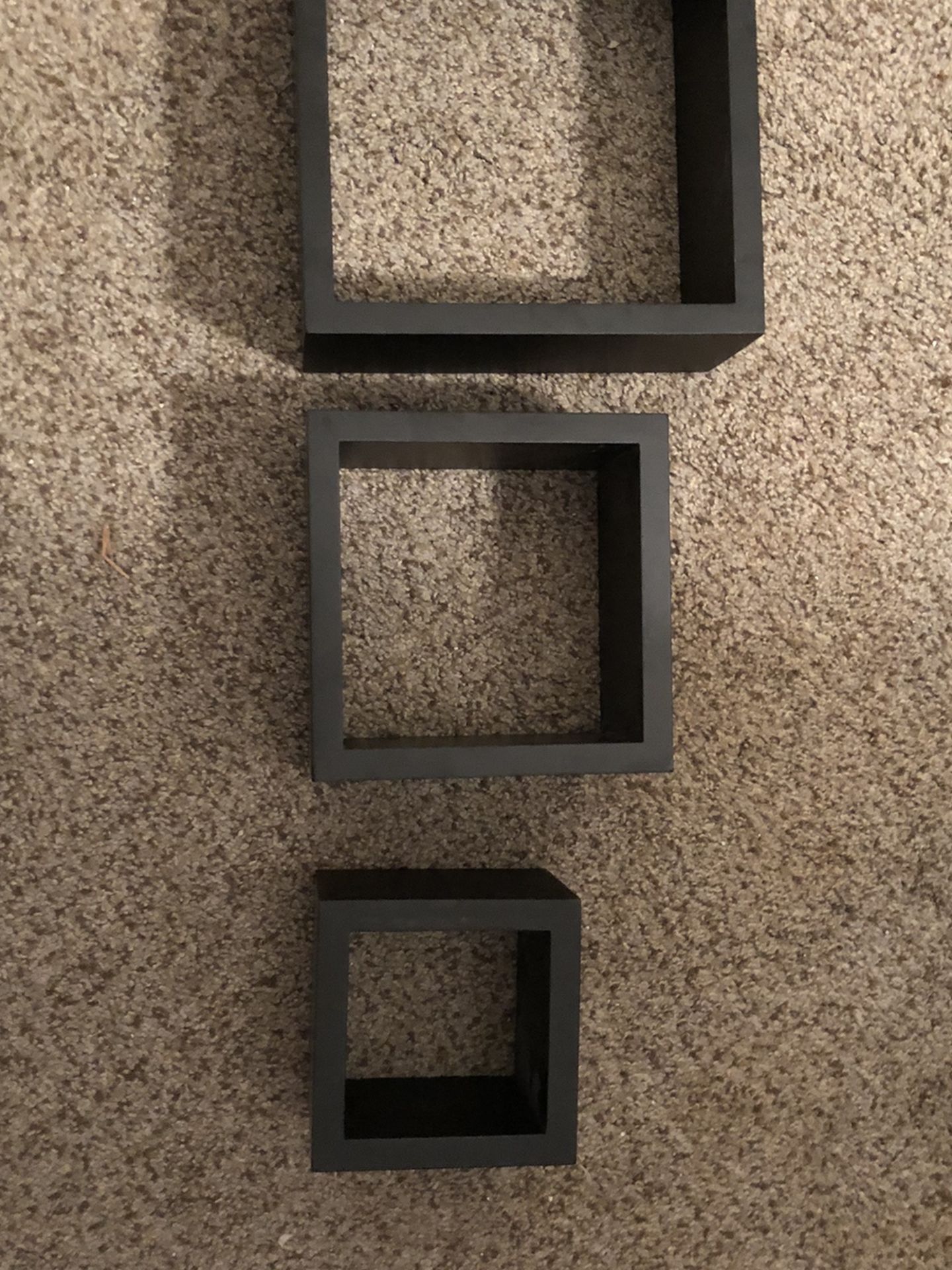Black Square Shelves