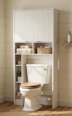 Over toilet storage cabinets brand new in box with instruction