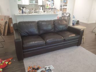 Leather sofa in great condition