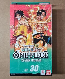 One Piece Card Game Starter Deck EX ST-30 Luffy & Ace English SEALED