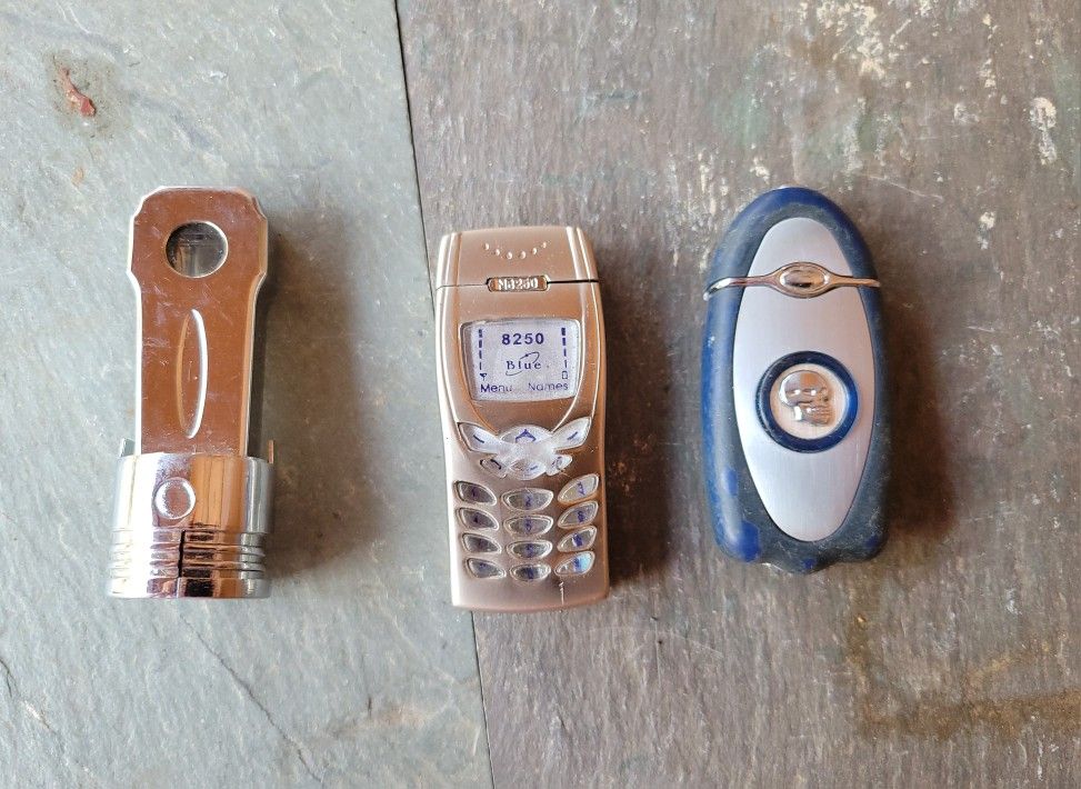 Bundle of 3 Refillable Novelty Lighters