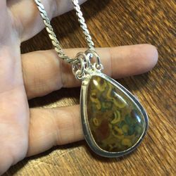 Sterling Jasper pendant