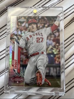2020 Topps Chrome Update Mike Trout All Star X-Factor #U-69 #51/99.