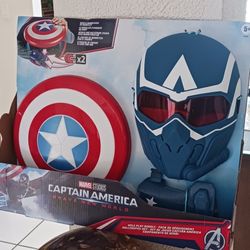 MARVEL CAPTAIN AMERICA MASK, SHIELD