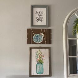 Farmhouse Wall Art Set (3-Pieces)