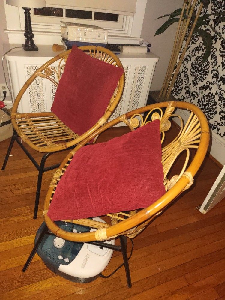 Pair Of Wooden Chairs