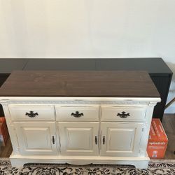 Farmhouse Solid Wood Buffet Table