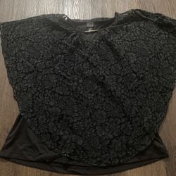 Womans Black Shirt Size 1x By Simply Emma #4