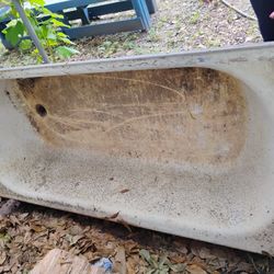 60' Cast Iron Tub.