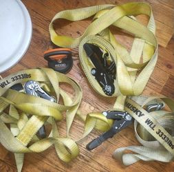 4 HEAVY DUTY FURNITURE STRAPS