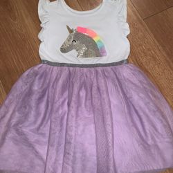 Girls Cat And Jack Unicorn Dress