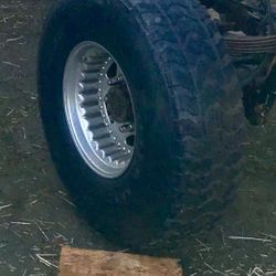 16.5 rims 37” military Goodyear tires