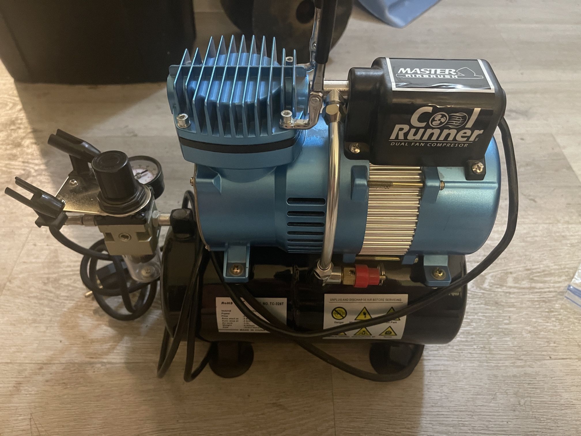 NEW Airbrush Compressor And New Airbrush